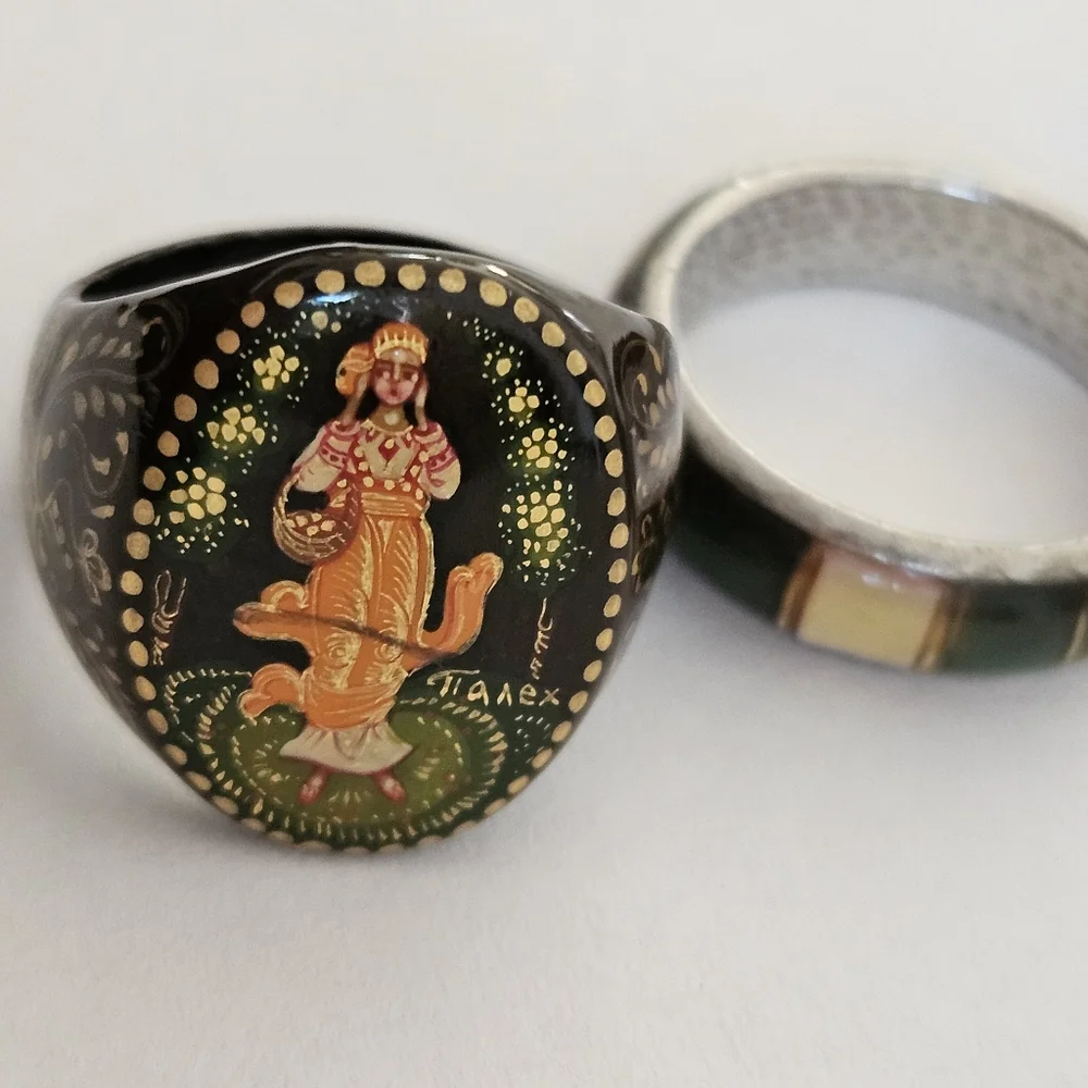 Women's Set of Five Rings From Around The World